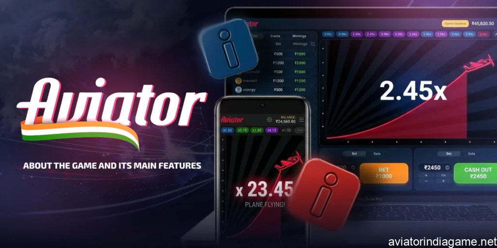 Aviator game India crash game features and details